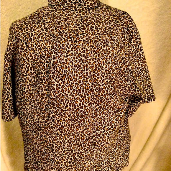 Vintage Animal Print Blouse - Picture 3 of 3